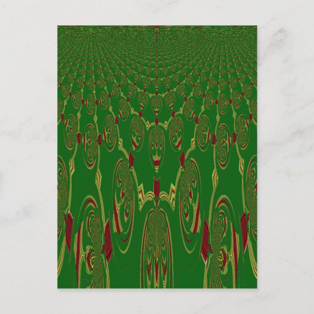 Postal Robots verdes (Anverso)