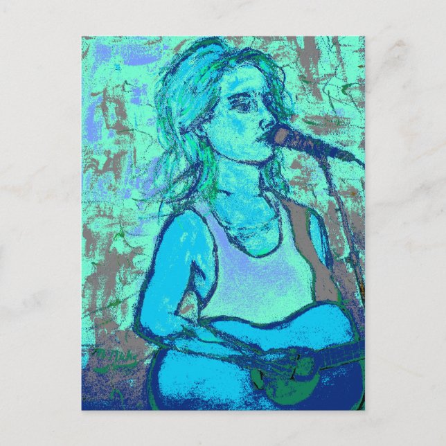 Postal roca acústica de los tonos (Anverso)