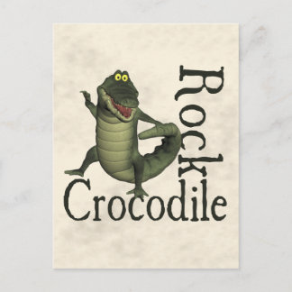 Postal Roca cocodrilo