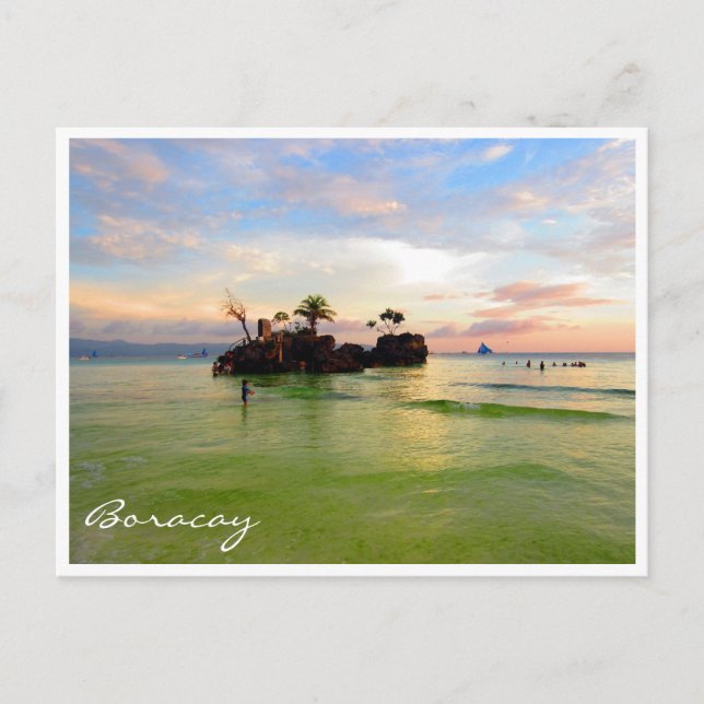Postal roca de boracay (Anverso)