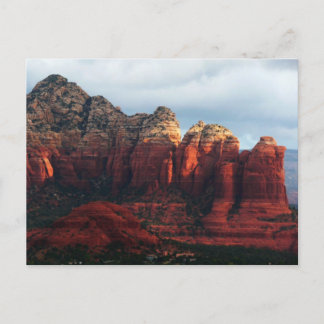 Postal Roca de café nublado en Sedona Arizona