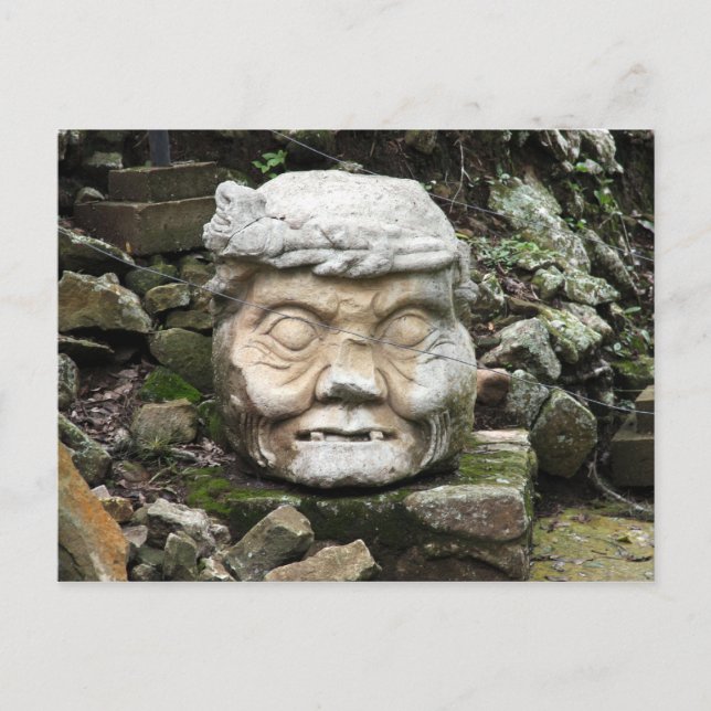 Postal roca de copán (Anverso)