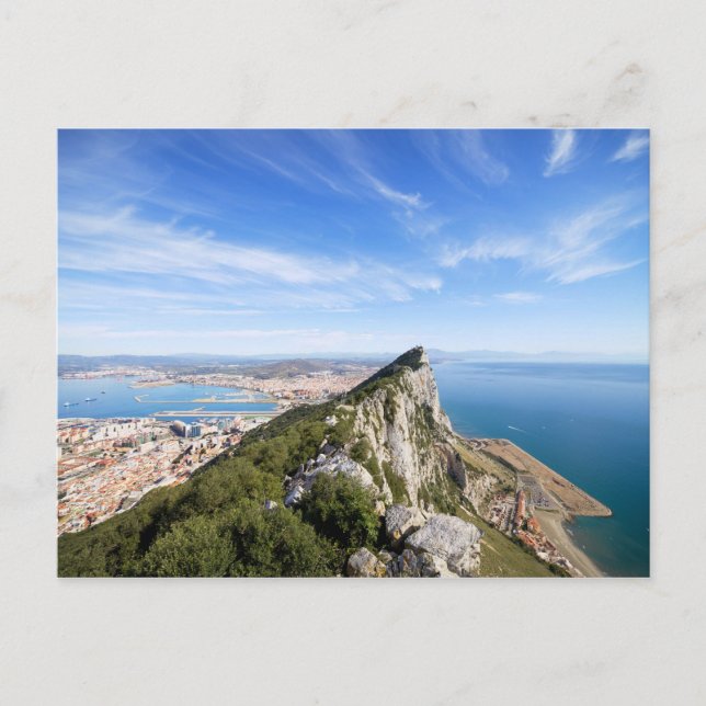 Postal Roca de Gibraltar (Anverso)