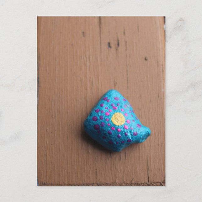 Postal Roca de punto de polka (Anverso)