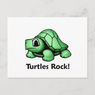 Postal ¡Roca de tortugas!