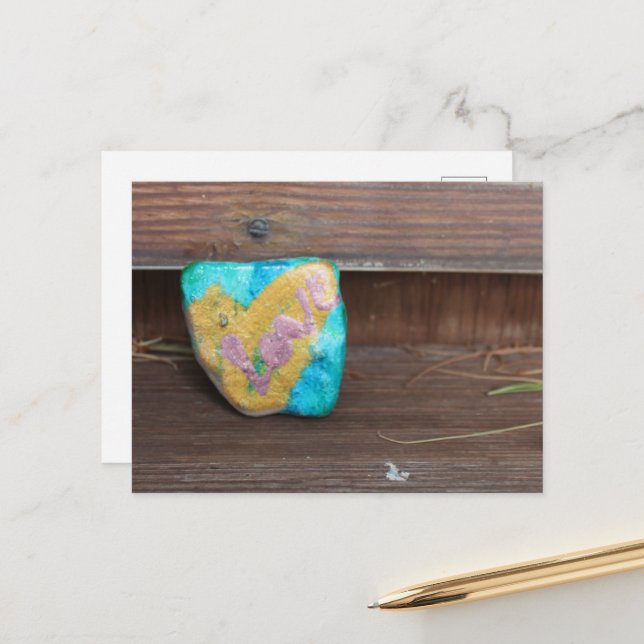 Postal Roca del Amor (Anverso/Reverso In Situ)