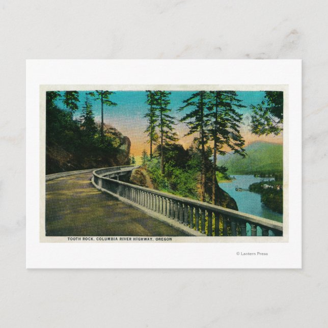 Postal Roca dental en el río Columbia, o (Anverso)