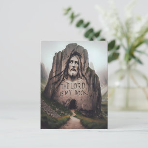 Postal Roca Divina: Jesús Grabó El Señor Es Mi Rock