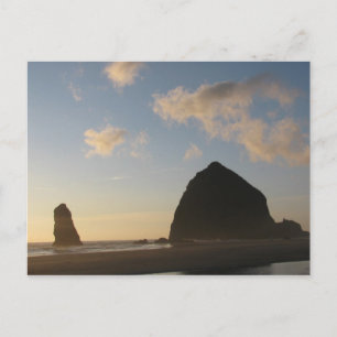 Postal Roca Haystack, playa de Cannon