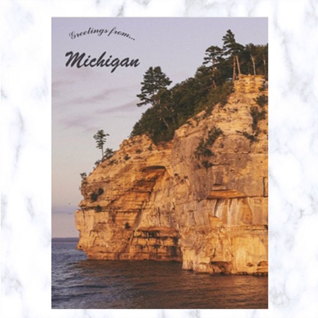 Postal Roca Indian Head Michigan (Subido por el creador)
