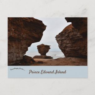 Postal Roca Teacup Isla del Príncipe Eduardo Canadá