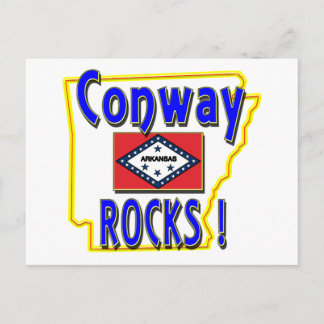 Postal ¡Rocas Conway! (azul)