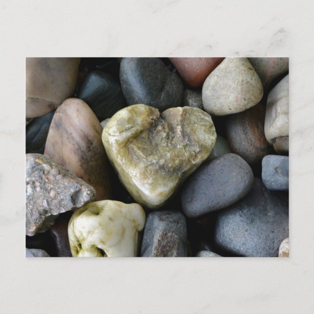 Postal Rocas de amor (Anverso)