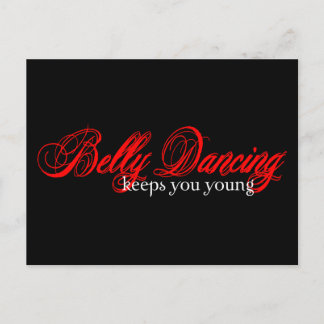 Postal Rocas de baile Belly