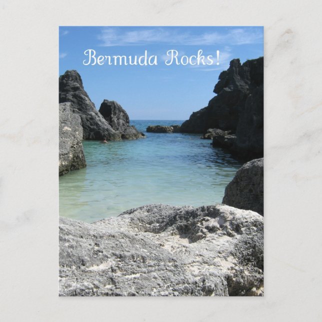 Postal Rocas de Bermudas (Anverso)