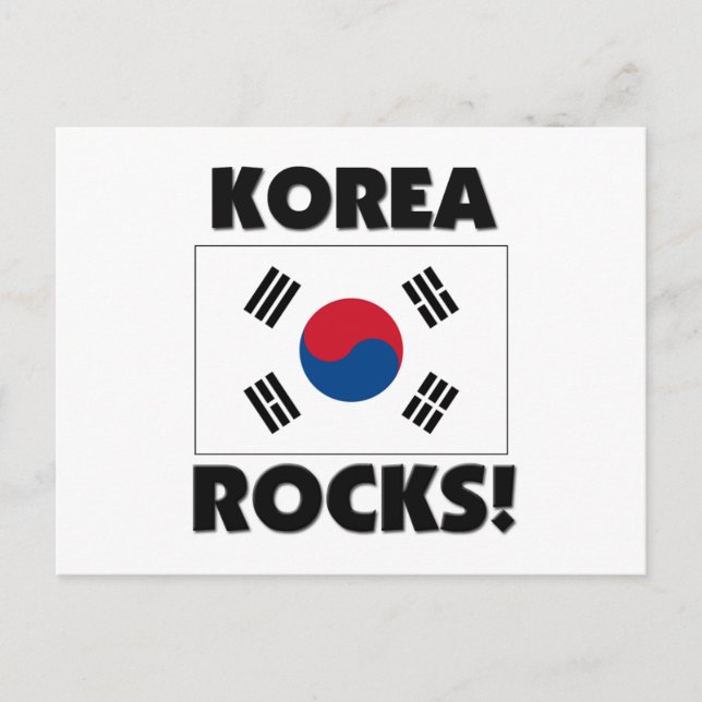 Postal Rocas de Corea (Anverso)