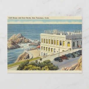 Postal Rocas de estanque Cliff House, San Francisco, Cali