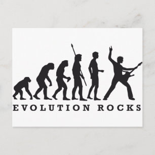 Postal rocas de evolución