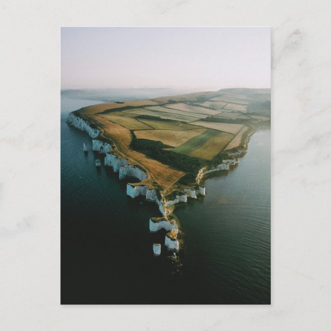 POSTAL ROCAS DE HARRY ANTIGUAS, ISLA DE PURBECK, INGLATER (Anverso)
