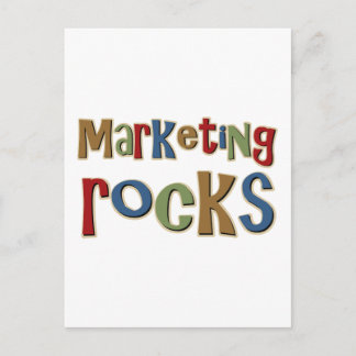 Postal Rocas de marketing