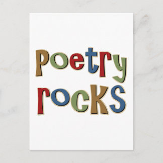 Postal Rocas de poesía