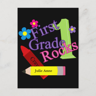 Postal Rocas De Primer Grado Para Chicas