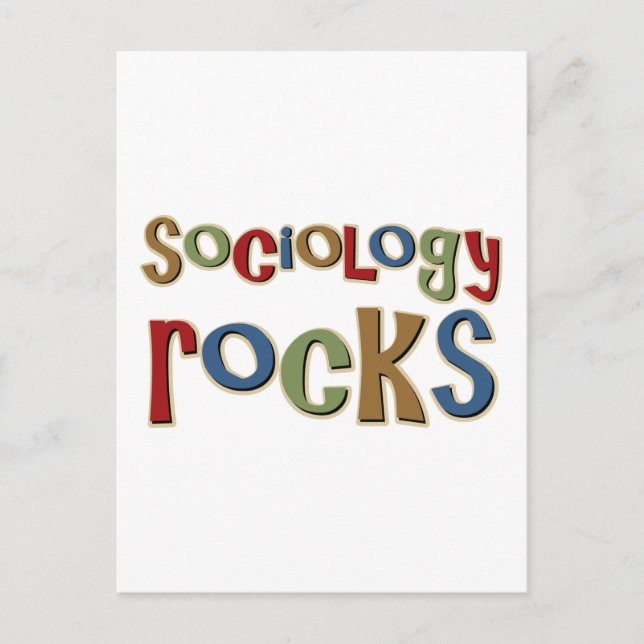 Postal Rocas de sociología (Anverso)