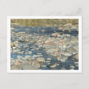 Postal rocas del río