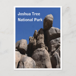 Postal Rocas en el Parque Nacional Joshua Tree