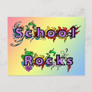 Postal Rocas escolares