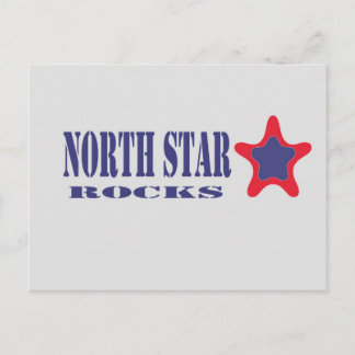 Postal Rocas Estrella Norte (Gris, Azul, Rojo)