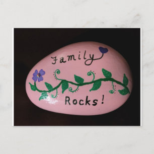 Postal ¡Rocas familiares!