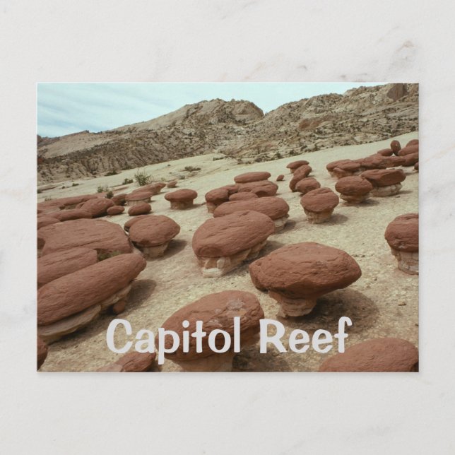 Postal Rocas Hamburguesas, Parque Nacional Capitol Reef,  (Anverso)