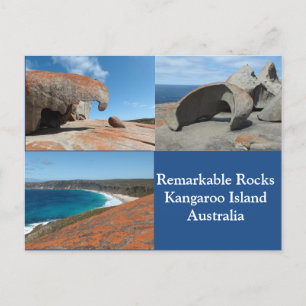 Postal Rocas notables, isla de canguro, Australia postc