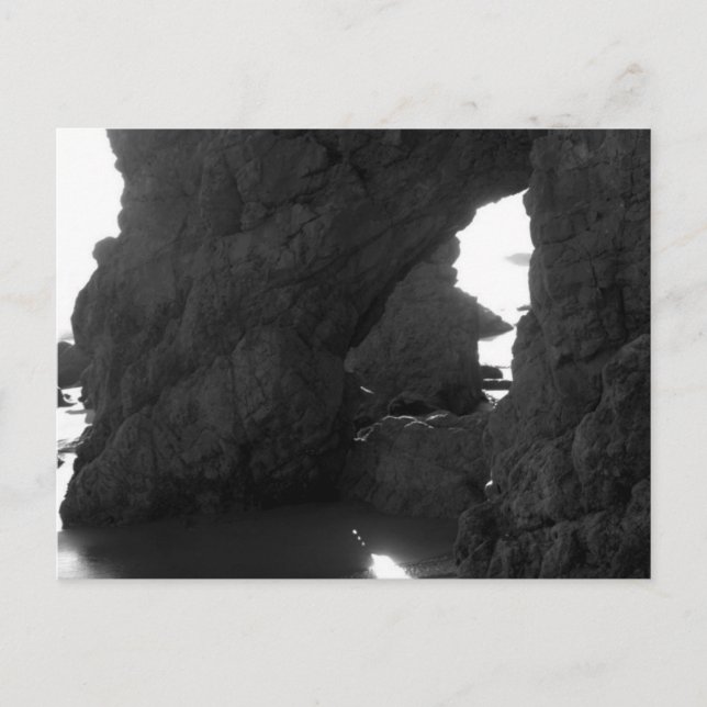 Postal Rocas. Playa Estatal El Matador, California (Anverso)