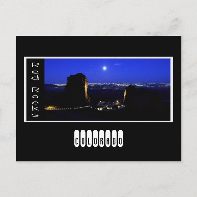Postal rocas rojas, COLORADO (Anverso)