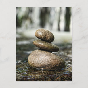 Postal Rocas suaves con cascada