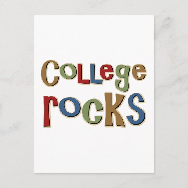 Postal Rocas universitarias (Anverso)