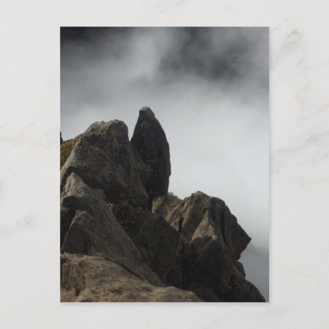 Postal Rocas y nubes (Anverso)