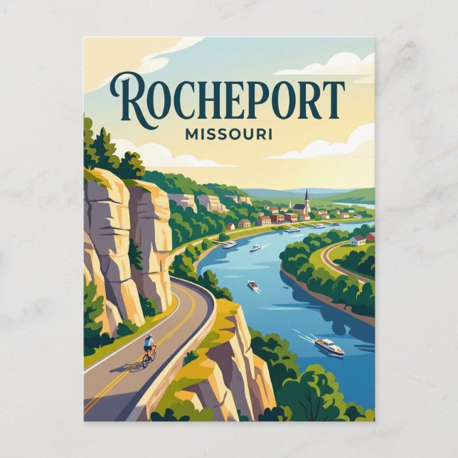 Postal Rocheport Misuri (Anverso)