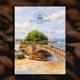 Postal Rocher Du Basta, Resort Costero Biarritz   Elegant