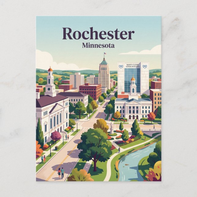 Postal Rochester, Minnesota (Anverso)
