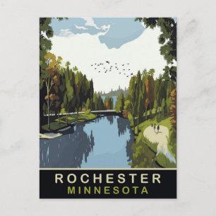 Postal Rochester, Minnesota, Parque, Viaje