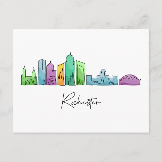 Postal Rochester NEW YORK (Anverso)