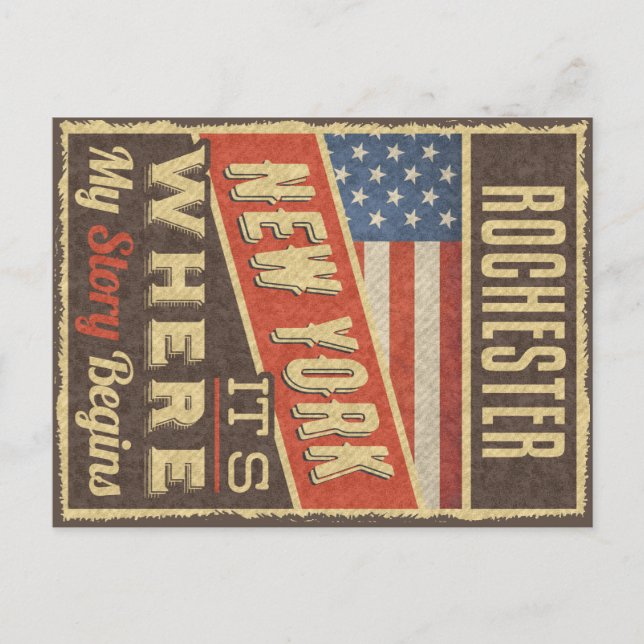 Postal Rochester New York (Anverso)