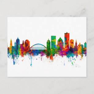 Postal Rochester New York Skyline