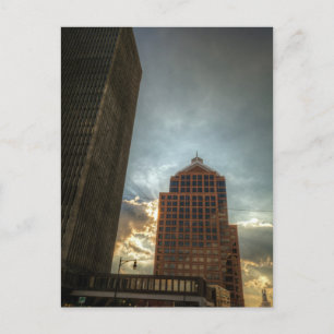 Postal Rochester Skyline en HDR.