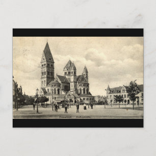 Postal Rochuskirche Dusseldorf Alemania 1907 Vintage