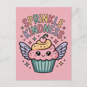Postal Rocía Amabilidad   Cupcake