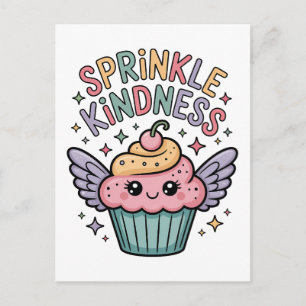 Postal Rocía Amabilidad Cupcake
